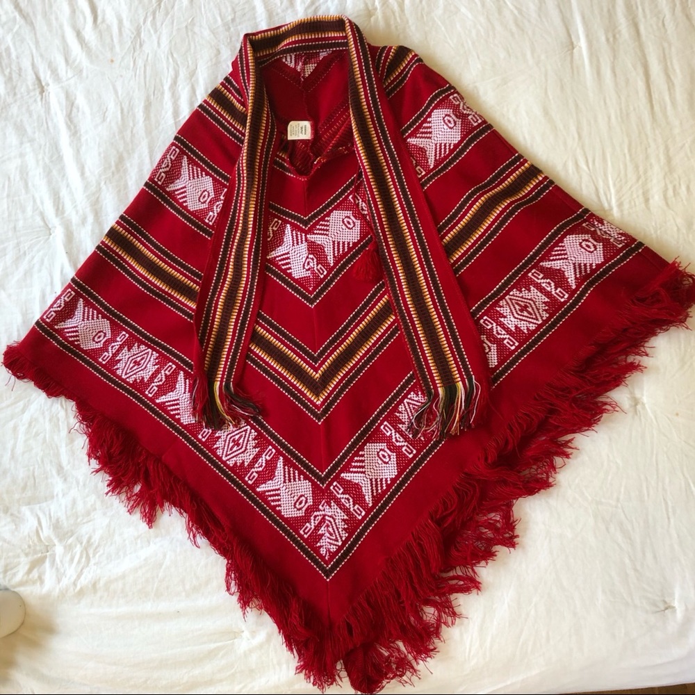 Tejidos authentic poncho cape
